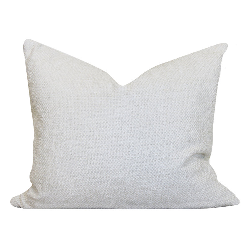 Kirston Rectangular Pillow Cover & Insert, Ivory