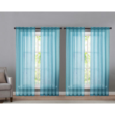 Panneau de rideau transparent d'extérieur Sarber Basic