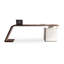 Bureau rectangulaire en bois massif noyer et blanc avec 3 tiroirs-1297254264-1297254271-1297254269