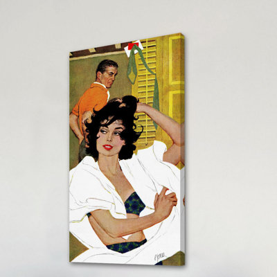 « the mari hunter » par robert jones, reproduction d’art sur toile tendue Vintage Fashion