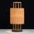Rattan Lantern 1-Light table lamp