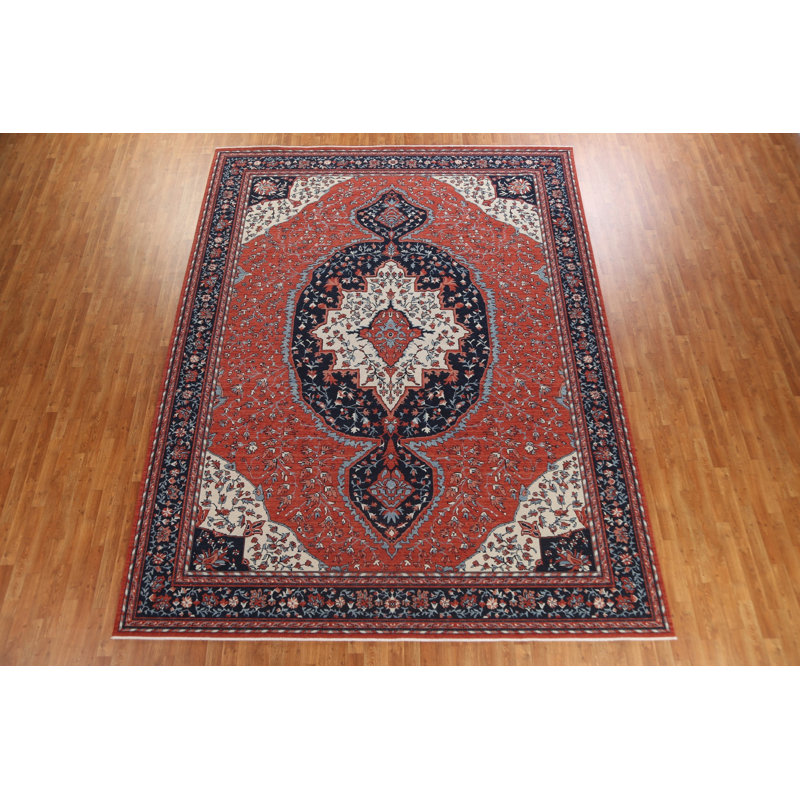Tapis turc Sarouk Farahan noué à la main 9 x 12