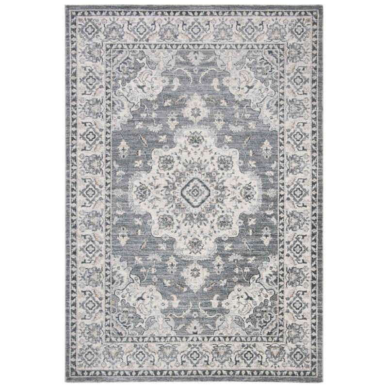 Delmer Performance Oriental Rug, Rectangle 3' x 5'