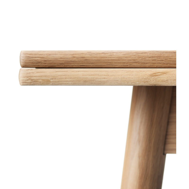 C35A Square Oak Dining Table, Nature