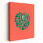 «Vibrant Monstera Leaf» audacieux, fromage biologique suisse, plante tropicale, impression d'art mural-129897355