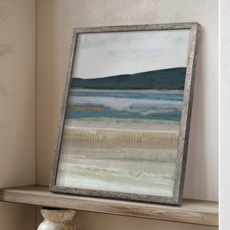 Impression encadrée Saltwater Bay III - bois massif, H 11 po x l 9 po