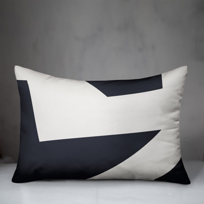 Geometric Outdoor Reversible Throw Pillow