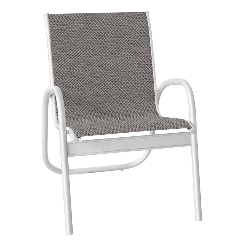 Fauteuil de patio Gardenella, Blanc texturé, Sicile