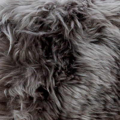 Olivera Solid Colour Sheepskin Area Rug