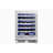 24 Inch Wide 44 Bottle Capacity Single Zone Wine Cooler with Alternating (Blue, White, Amber) LED lighting, Door Alarm, Touch Control Panel and Lockable Left Hinged Door-114253078