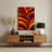 Abstract Landscape 1 Red Metal Wall Art-1433446215