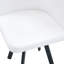 Ensemble de six pièces de table de salle à manger en MDF de style minimaliste moderne avec chaises en cuir de polyuréthane, convenant aux styles minimaliste moderne, nordique ou industriel.