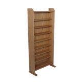 Shelf-Style Wooden CD Rack - 02 Series
