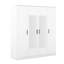 Armoire à miroir 4 portes avec tablettes-662008824