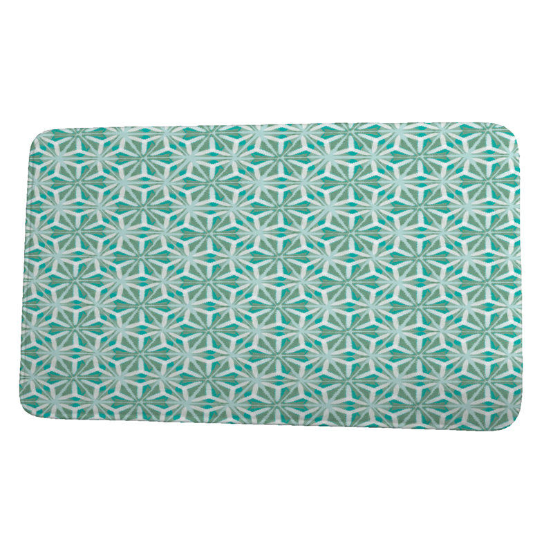 Tapis de bain Hicks, l 24 po x L 36 po, Vert