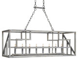 Athens 8 - Light Kitchen Island Rectangle Pendant