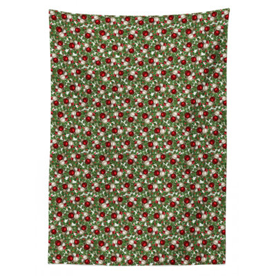Orrin Balls Holly Old Tablecloth