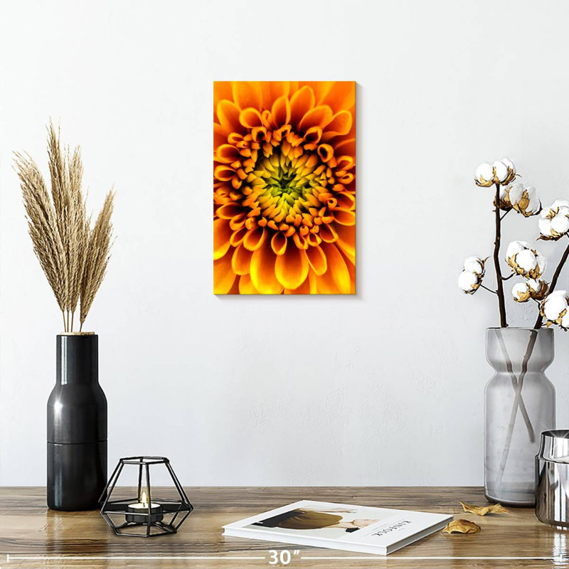 Harnek - jaune / orange / maman, H 12 po x l 8 po
