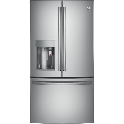 GE Profile Smart Appliances 36"" French Door 27.8 cu. ft. Smart Energy Star Refrigerator with Keurig® K-Cup® Brewing System -  GE Profile™, PFE28PSKSS
