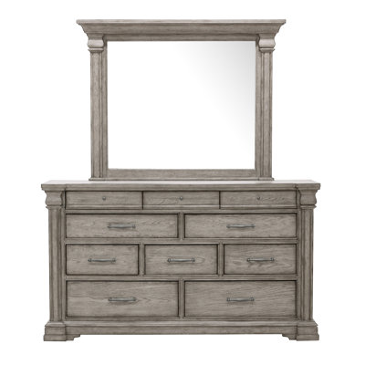 Madison Ridge 10 - Drawer Dresser + Mirror -  Pulaski Furniture, P091-BR-K7