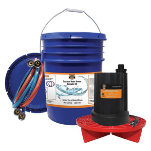 Chromex Tankless Water Heater Flushing Kit. Add 2-3 gallons Vinegar or Your Own Descaler Solution