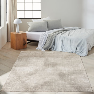Tapis abstrait argent Ck024