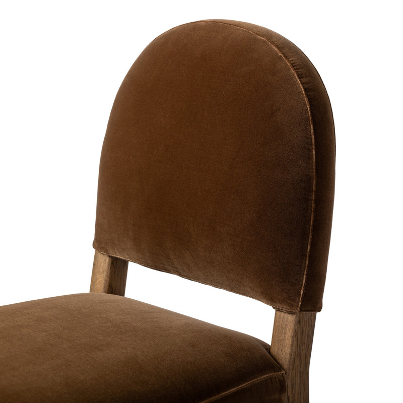 ABILENE Upholstered Dining Chair, Surrey Ochre, Toasted Oak