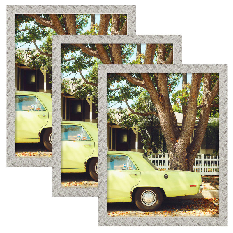 Ensemble de cadres photo en bois, H 15,08 po x l 12,09 po x P 0,59 po