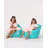 Premium Garden Bean Bag Chair, Turquoise, 23.6 x 23.6 x 9.8 inches | 100% Waterproof Polyester, Filled with Original Bead Styrofoam, Hidden Zipper System | Perfect for Modern Outdoor Entertainment & Relaxation-79059096