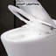 Upmarket Dual Flush Toilet - Heated Seat, Foot Sensor Flush, Night , Knob Control, Superior Flushing Quality High-Performance