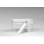 European Single (90 X 200 Cm) Loft Bed with Built-in Ladder Included