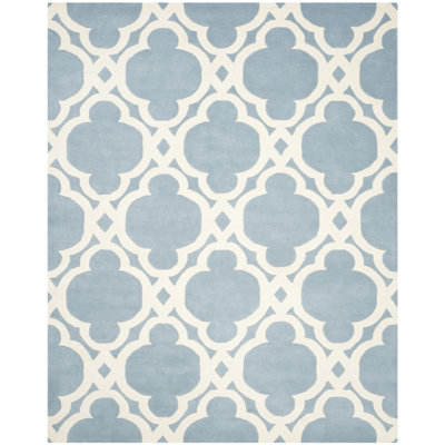 Carolene Hand Tufted Wool Geometric Rug