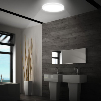 Dael Plastic LED Flush Mount