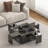 Attikus Mirrored Coffee Table Gray