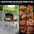 Winado 35.5'' W Portable Charcoal Grill