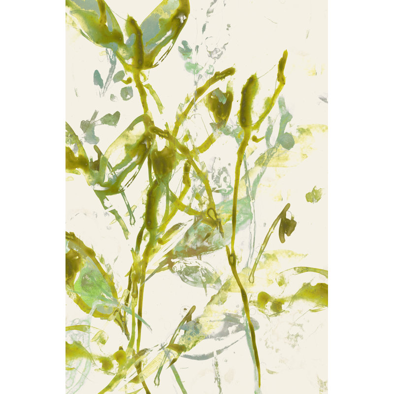 Feuilles d'aquarelle II, H 30 po x l 20 po x P 1,25 po