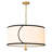 Montelle 4-Light Dimmable Drum Fabric Chandelier,