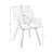 Abubakkar 17'' H Faux Leather Upholstered Armchair-728798522-728798525
