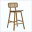 Tabouret de bar d'intérieur en bois, fini, ensemble de 2-157909825