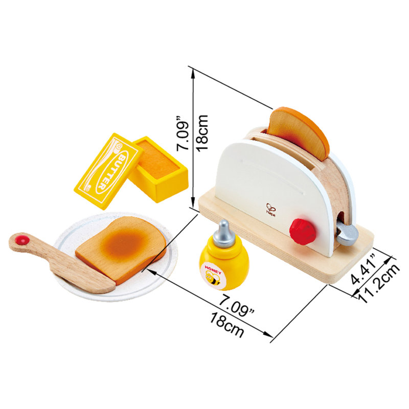Preschool Play Food with Kitchen Accessories