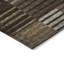 Tapis noir / brun / beige en polyester tissé à la machine Aleid-1546462722