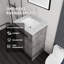 Meuble-lavabo autoportant de 24 po avec lavabo et porte à fermeture en douceur-133585884-133585887