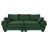 Modern Sofau- 85.4"  Curved Sofa, Back Upholstered Couch With 2 Decorative Throw Pillows, Corduroy Fabric Couch  ,  , Apartment-2032858623