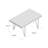 Easton Metal Base Dining Table-1840381070