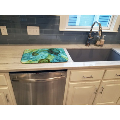 Tapis de séchage pour fleurs abstraites