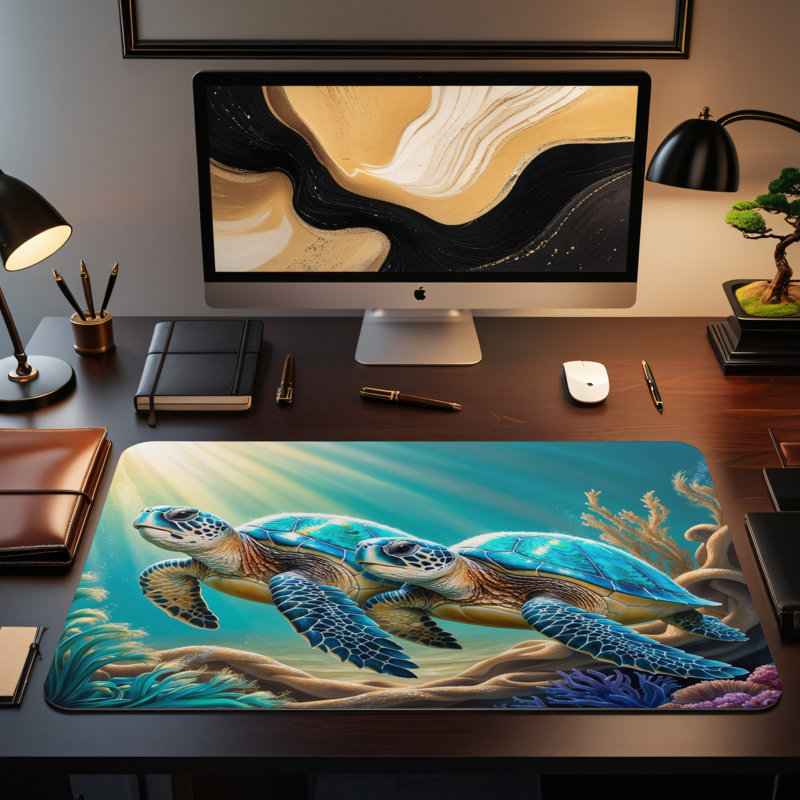 Polyester Desk Pad, 23.6x13.8