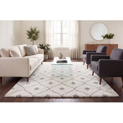 MEHARI 6.7X9.6 23275-6252 IVORY/GREY