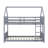 Twin Over Twin Cabin-Style Floor Bunk Bed Equipped With Head And Foot-42828257