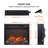 Electric Fireplace Insert, Ultra Thin Heater with Log Set & Realistic Flame, Remote Control with Timer, Overheating Protection