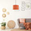 20cm H Linen Drum Lamp Shade ( Screw On )-1882646940